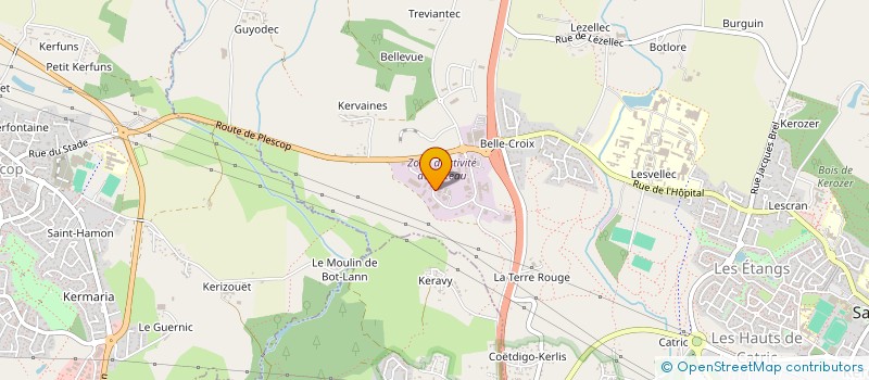 localisation de l'entreprise COUVERTURE MAUGUEN à SAINT-AVE