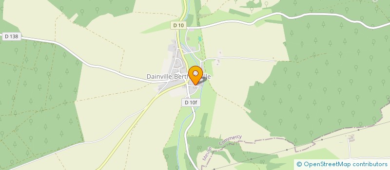localisation de l'entreprise COUVERTURE MEUSIENNE à DAINVILLE-BERTHELEVILLE
