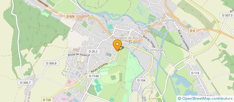 localisation de l'entreprise COUVERTURE NOGENTAISE à NOGENT-LE-ROI