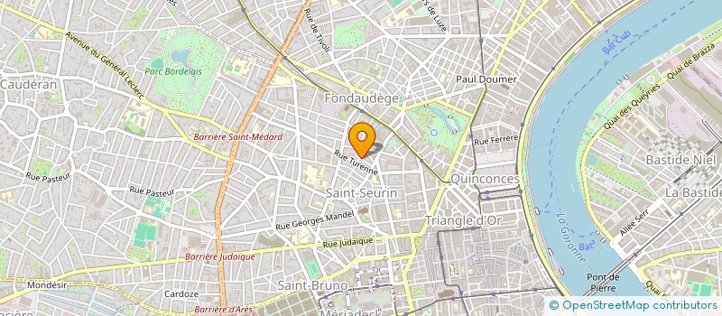 localisation de l'entreprise COUVERTURE NOUVELLE GENERATION à BORDEAUX