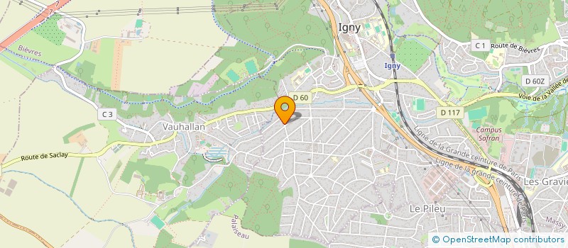 localisation de l'entreprise COUVERTURE PERQUIN à IGNY