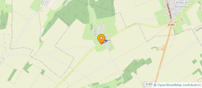 localisation de l'entreprise COUVERTURE PICARDE à AUMONT