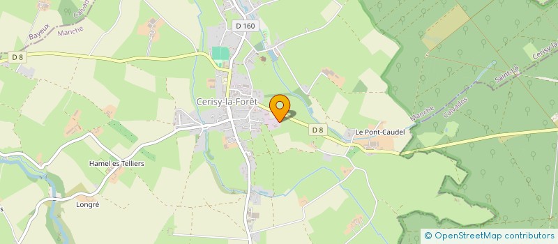 localisation de l'entreprise COUVERTURE PIMONT à CERISY-LA-FORET