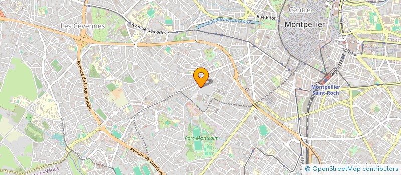 localisation de l'entreprise COUVERTURE PLOMBERIE ENTRETIEN DEPANNAGE à MONTPELLIER
