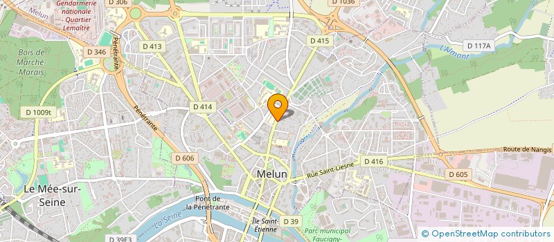 localisation de l'entreprise COUVERTURE PLOMBERIE ZINGUERIE à MELUN