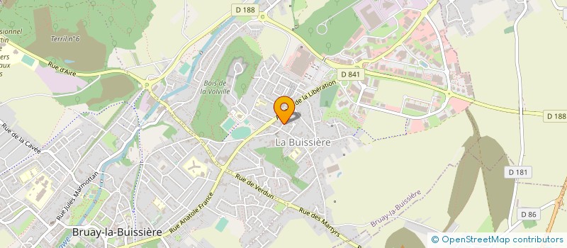 localisation de l'entreprise COUVERTURE PRESTIGE PISCINE à BRUAY-LA-BUISSIERE