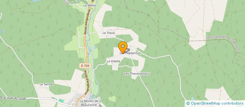 localisation de l'entreprise COUVERTURE RENOVATION MACONNERIE  DOUZILLAC