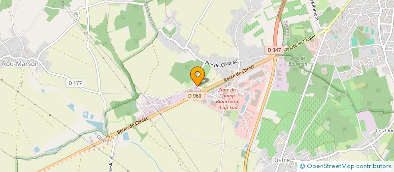 localisation de l'entreprise COUVERTURE SAUMUROISE  DISTRE