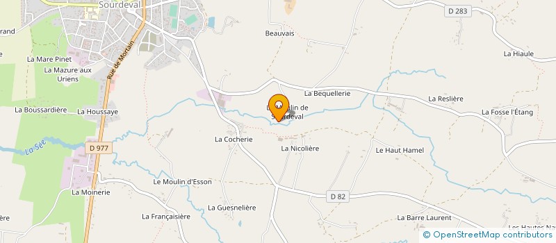localisation de l'entreprise COUVERTURE SOURDEVALAISE à TINCHEBRAY-BOCAGE