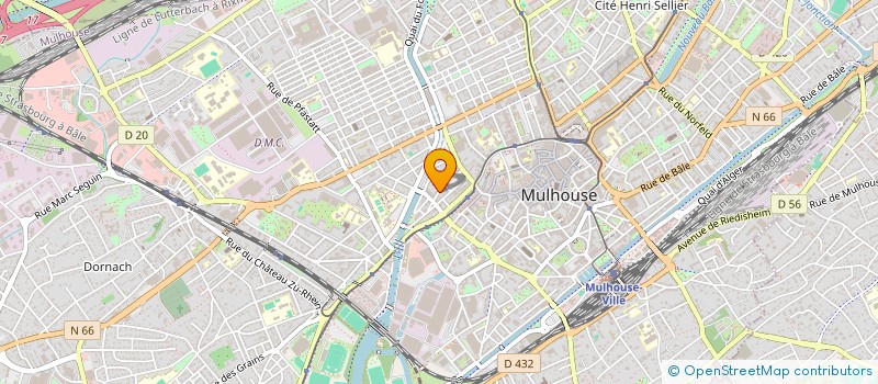 localisation de l'entreprise COUVERTURE SUNDGOVIENNE à MULHOUSE
