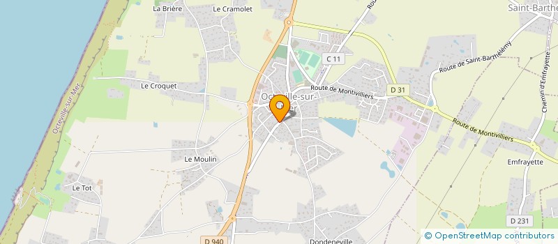 localisation de l'entreprise COUVERTURE VIVRAN DESPRES à OCTEVILLE-SUR-MER