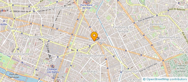 localisation de l'entreprise COUVERTURE ZINGUERIE FRANCOIS DELASALLE à PARIS