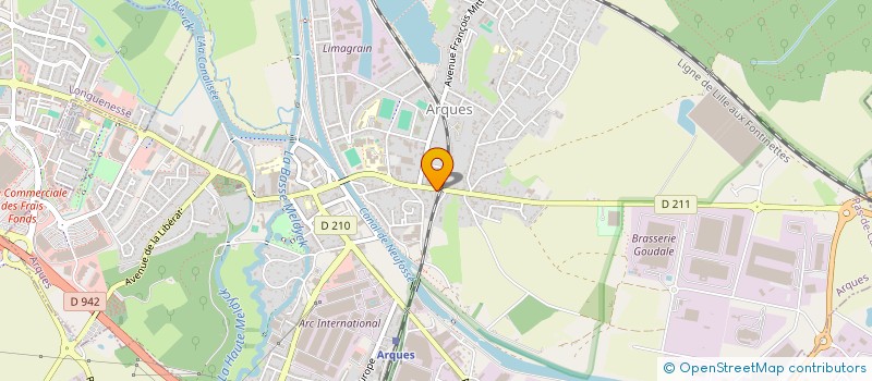 localisation de l'entreprise COUVERTURE ZINGUERIE GUILLUY  ARQUES