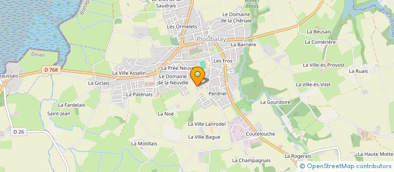 localisation de l'entreprise COUVERTURE ZINGUERIE NATHAN RENARD à BEAUSSAIS-SUR-MER