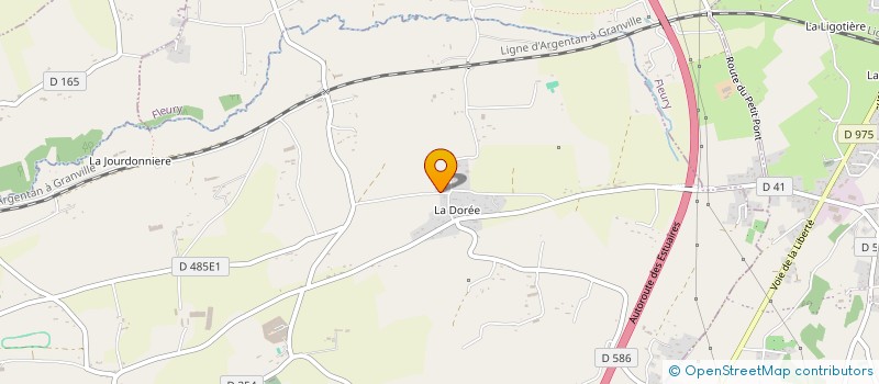 localisation de l'entreprise COUVERTURE ZINGUERIE VARIN à LA LANDE-D'AIROU