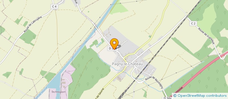 localisation de l'entreprise COUVERTUREBARDAGE.COM à PAGNY-LE-CHATEAU
