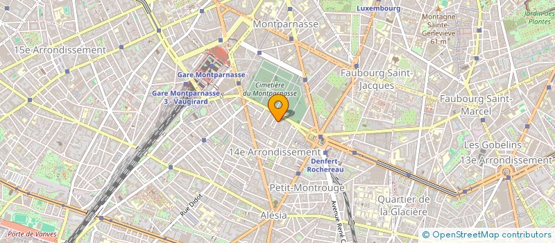 localisation de l'entreprise COUVERTURES ET TECHNIQUES DE L'EAU à PARIS