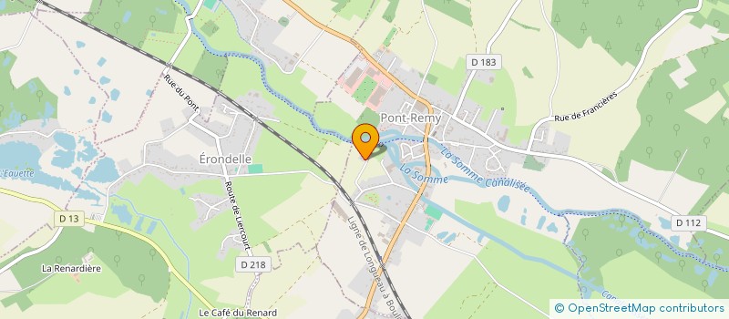 localisation de l'entreprise COUVERTURES PICARDES à EPAGNE-EPAGNETTE