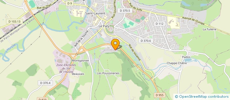 localisation de l'entreprise COUVERTURES & TRADITIONS à SAINT-JEAN-PIERRE-FIXTE