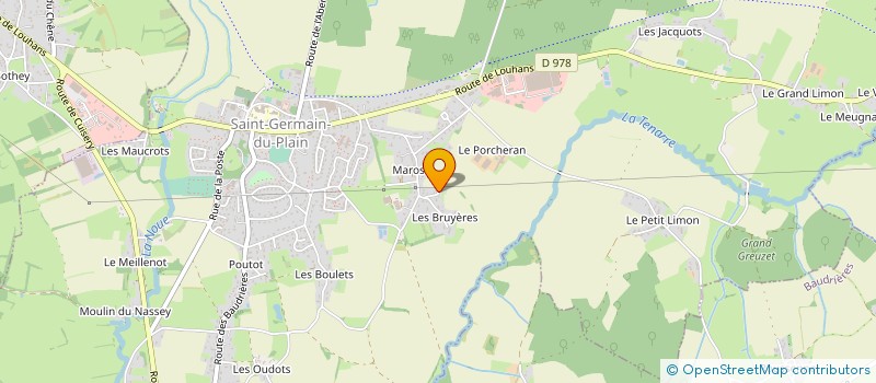 localisation de l'entreprise COUVOIR DE BOURGOGNE à BAUDRIERES