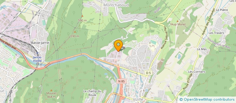 localisation de l'entreprise COUVR'TOIT 38  SAINT-GEORGES-DE-COMMIERS