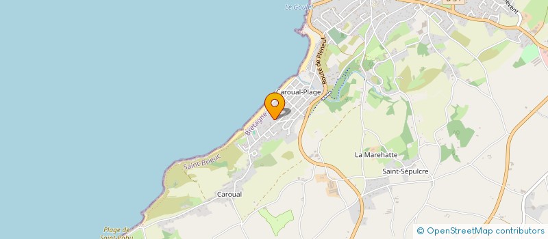 localisation de l'entreprise COUVR'TOIT à ERQUY