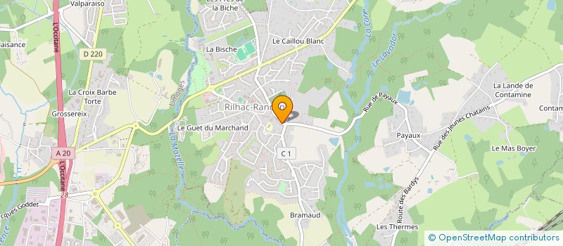 localisation de l'entreprise COUVR'TOIT 87  LE PALAIS-SUR-VIENNE