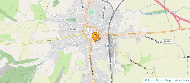 localisation de l'entreprise COUVRE TOIT à EBREUIL