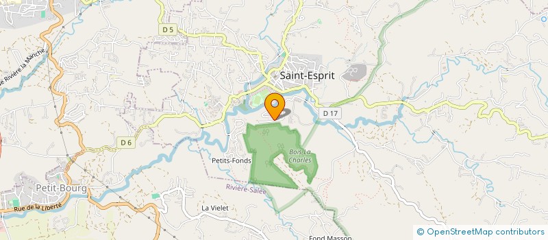 localisation de l'entreprise COUVRE TOITS & CIE à SAINT-ESPRIT
