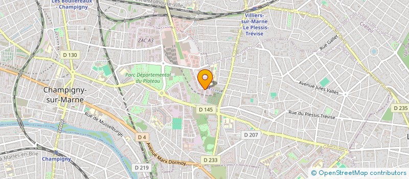 localisation de l'entreprise COUVRECO à CHAMPIGNY-SUR-MARNE