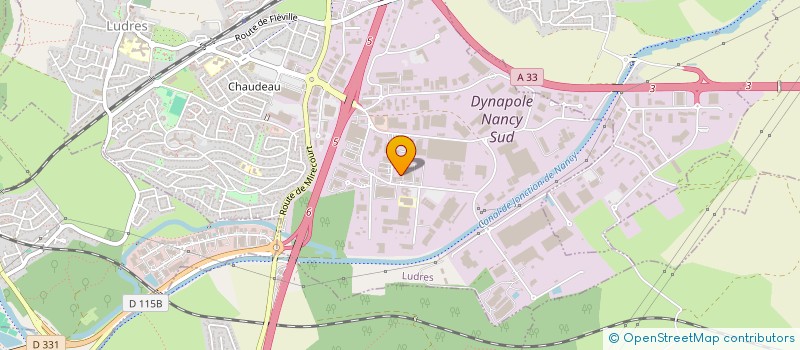 localisation de l'entreprise COUVREST à LUDRES