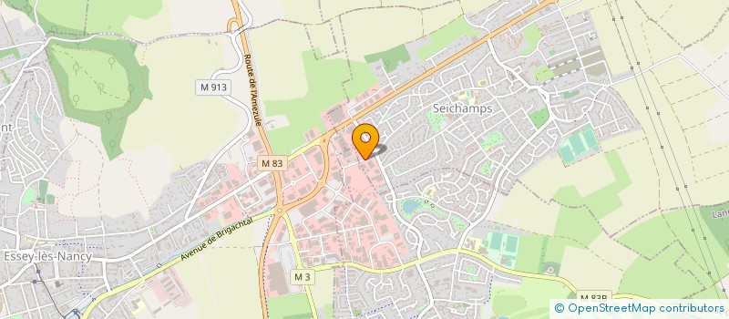 localisation de l'entreprise COUVRETANCHE à SEICHAMPS