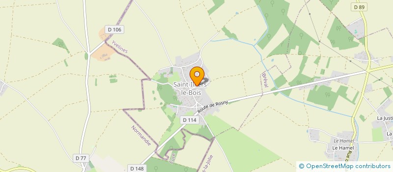 localisation de l'entreprise COUVREURS D'IDF  SAINT-ILLIERS-LE-BOIS