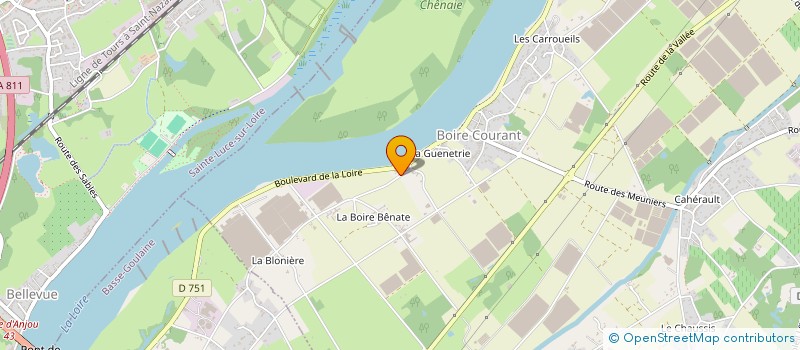 localisation de l'entreprise COUVREURS PAYS DE LA LOIRE à SAINT-JULIEN-DE-CONCELLES