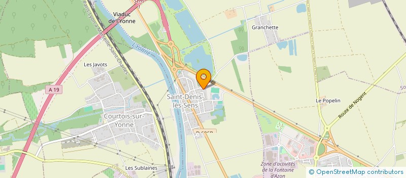 localisation de l'entreprise COUVREX  SAINT-DENIS-LES-SENS