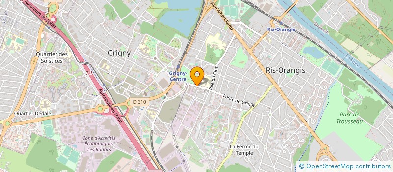 localisation de l'entreprise COUVRIMA  RIS-ORANGIS