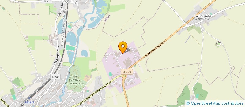localisation de l'entreprise COUVRIR EN PICARDIE à ALBERT