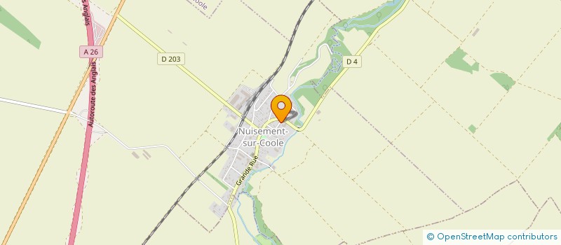 localisation de l'entreprise COUZ AGRI à NUISEMENT-SUR-COOLE