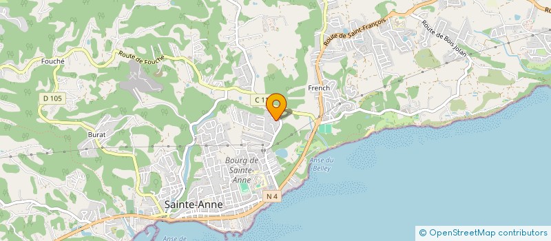 localisation de l'entreprise COUZ' CORP à SAINTE-ANNE