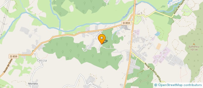 localisation de l'entreprise COUZ'ISULA à PORTO-VECCHIO