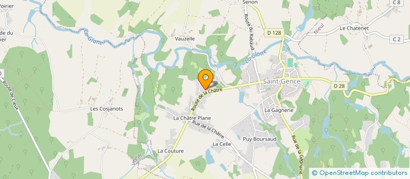 localisation de l'entreprise COUZEIX FRUITS à SAINT-GENCE