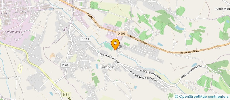 localisation de l'entreprise COUZI FORMATION  CAMBON