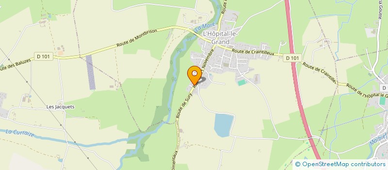 localisation de l'entreprise COUZIMO  VEAUCHE