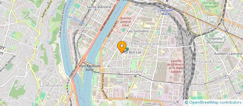 localisation de l'entreprise COUZIN VEINE  LYON