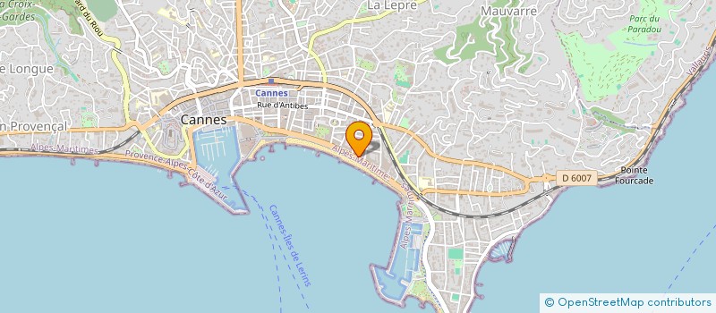 localisation de l'entreprise COUZINET à CANNES