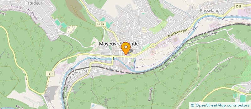 localisation de l'entreprise COV'INSTITUT  MOYEUVRE-GRANDE