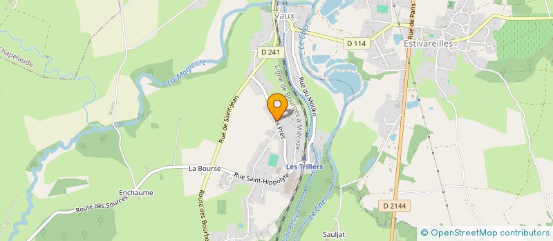 localisation de l'entreprise COV.TP à VAUX