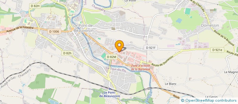 localisation de l'entreprise COVA  LE PONT-DE-BEAUVOISIN