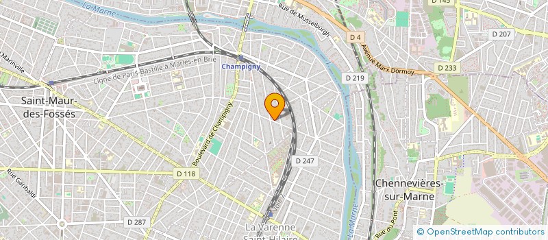 localisation de l'entreprise COVA à SAINT-MAUR-DES-FOSSES