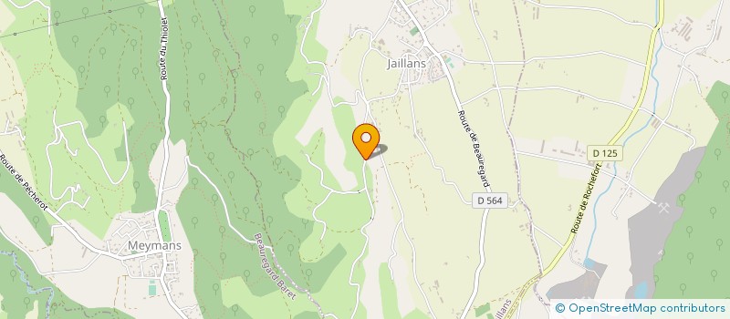 localisation de l'entreprise COVA-ROIBET  JAILLANS